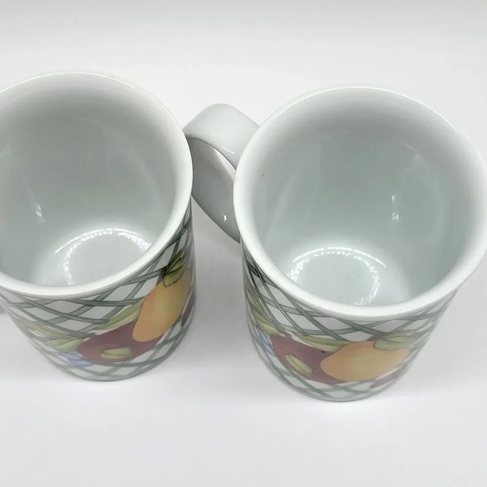 Dansk Nordic Fruit Mugs set of 2